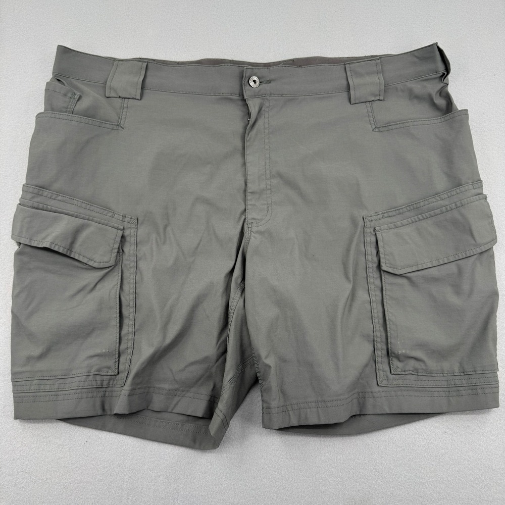 Duluth Trading Co Flex Dry On The Fly Cargo Shorts Mens 46 Relaxed Fit Gray
